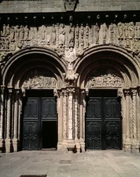 View of the Portico de las Platerias